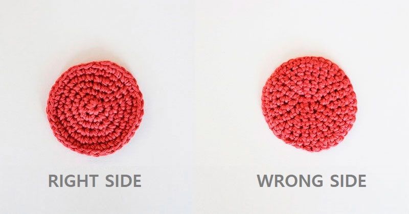 The Right Side when Crocheting Amigurumi