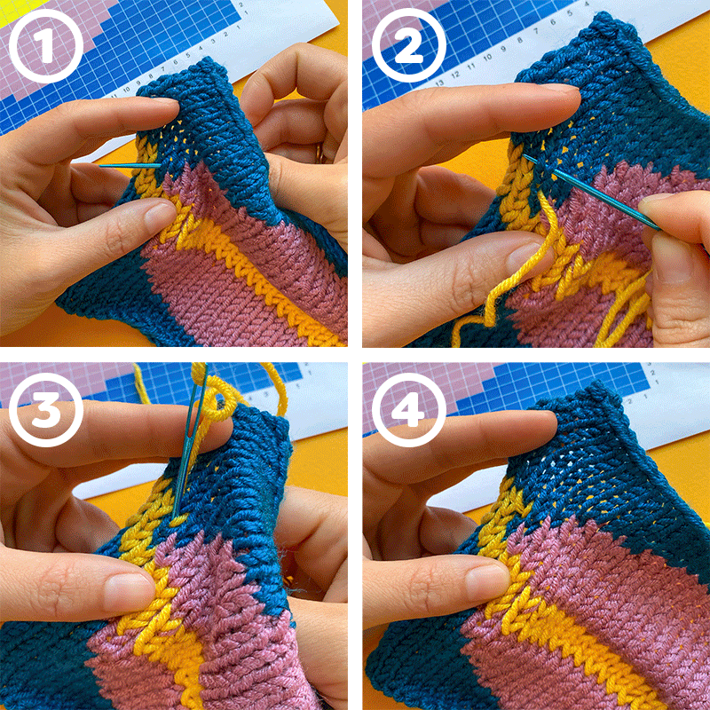 Tips for Making Plaid Using Duplicate Stitch - Fashion: Yarn Style