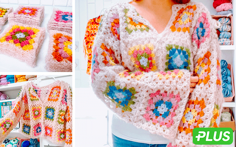 Hobbii Granny Square - Daisy