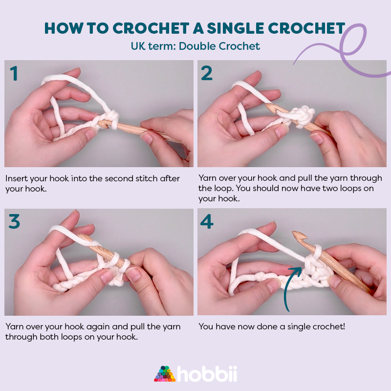 single stitch crochet
