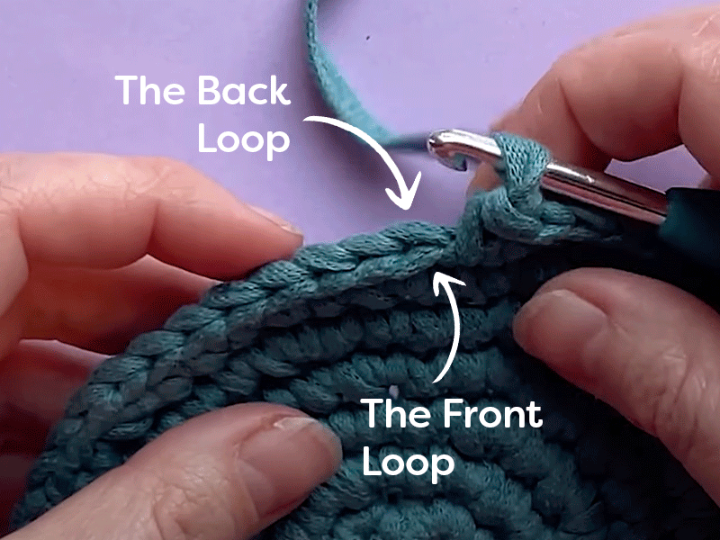 Crocheting in the back loop (only) (bl / blo) | Blog - Hobbii.com