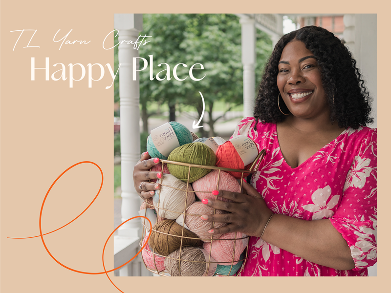 Introducing Happy Place Yarn: A Collaboration by TLYC and Hobbii